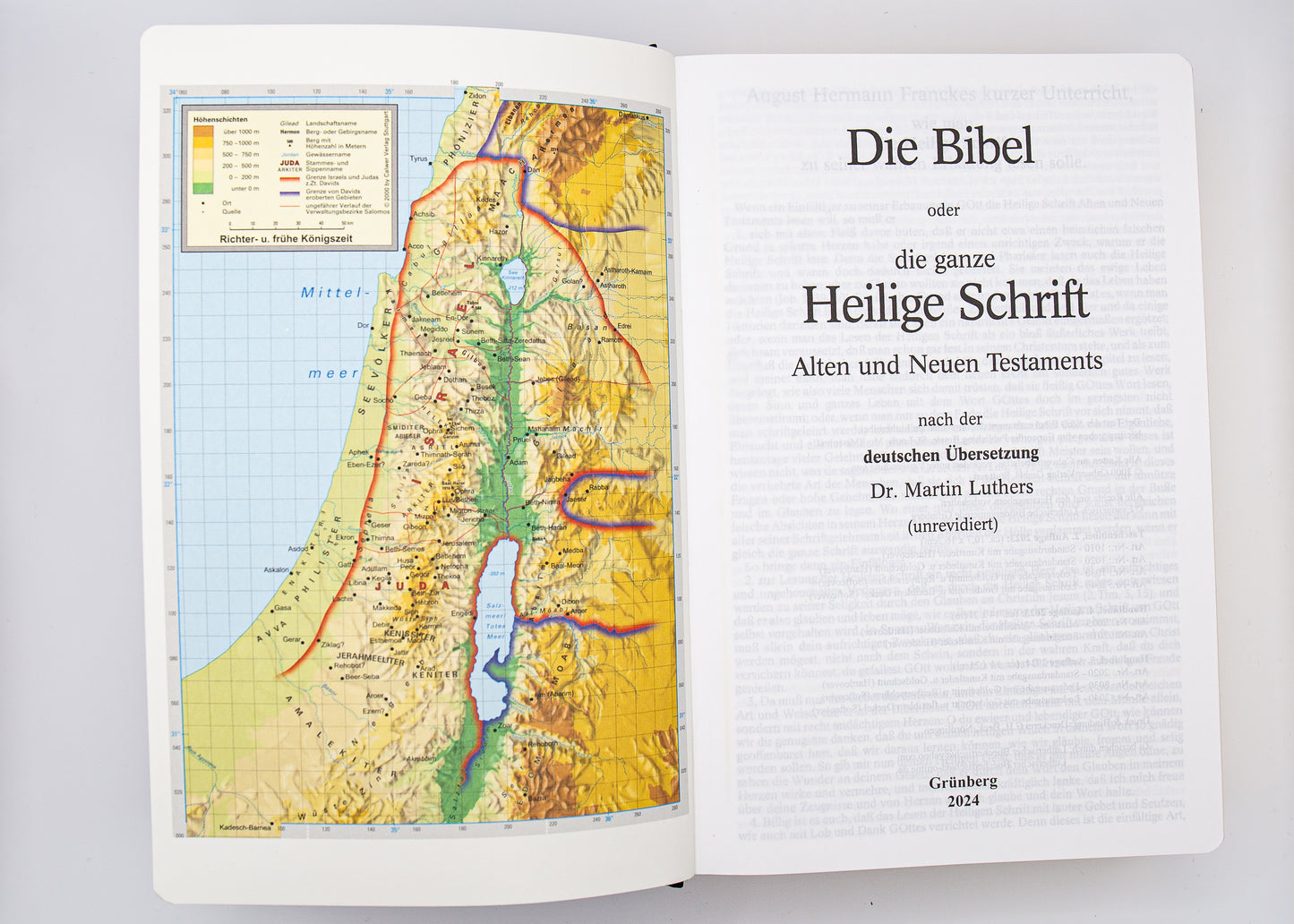 Luther 1545 Handbibel A&O Goldschnitt & flexiblem Deckel