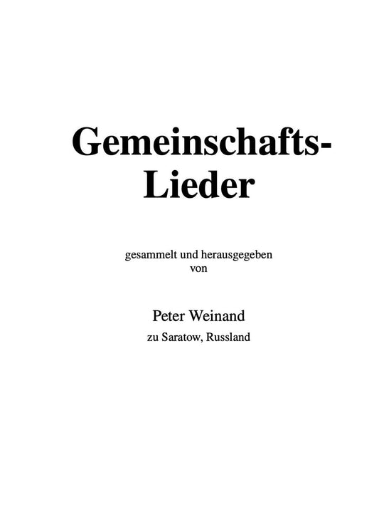 Gemeinschafts-Liederbuch Latein